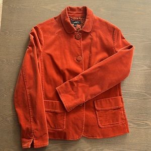 Tabolts - Women’s Corduroy Blazer. Burnt orange, very gently used.